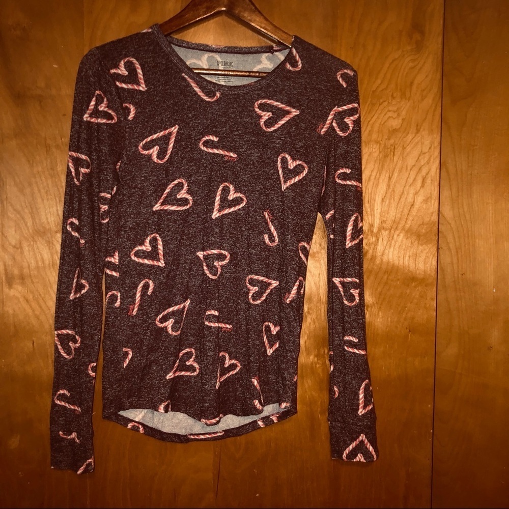 Victoria's Secret PINK Candy Cane Small S Top